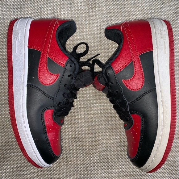 Nike Other - Kids Nike Air Force 1 red/black/white